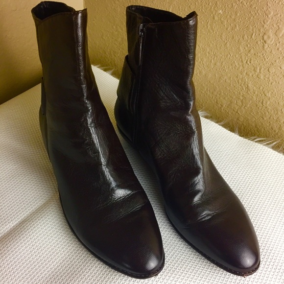 Cole Haan brown leather ankle boot 9.5 B - Picture 5 of 16